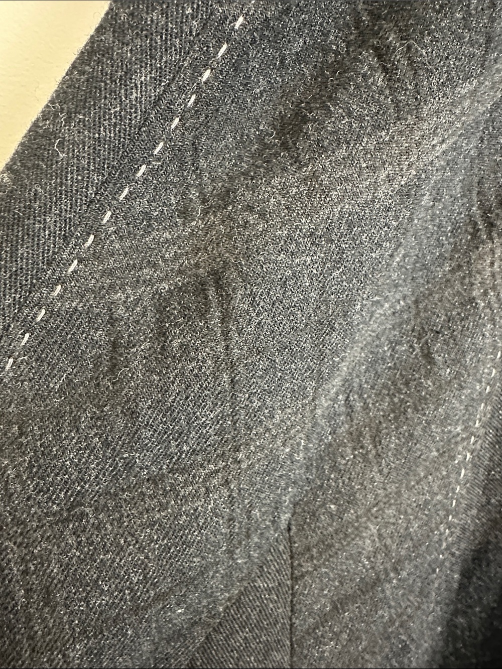 INFINITIF wool blend skirt minimalist A-line Grandmacore peasant - Picture 3 of 13